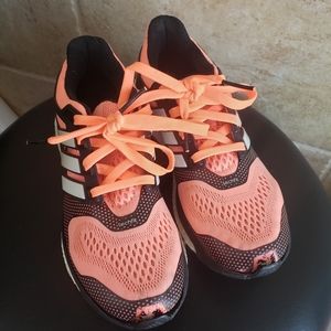 Orange Adidas Boost